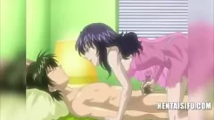 Redare Anime excitat MILF nu poate obține suficient de cocoș