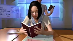 Riproduci 3d asiatico hentai: l'insegnante di grandi dimensioni Ben aiuta con gli studi da dietro