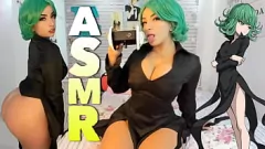 play Porno ASMR intenso: cosplay reina Tatsumaki La moción de orejas