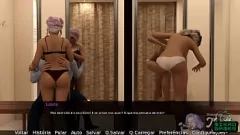 play Hidden Store Cabin Sex: Animation porno game met grote MILF