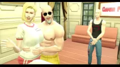 Play Dragon Ball Z: Pussy Whipped - Master Roshi's Sexual Training of Androide 18, Despite Her Husband's Cuckoldry