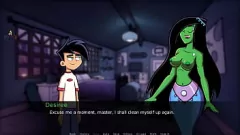 Reproduzir Anime Milf Genie de Danny Phantom recebe um grande galo facial em Amity Park Part 47