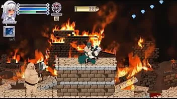 Jouer Jolie fille ayant des relations sexuelles avec des hommes et des monstres dans le jeu bullet requiem hentai / ryona act