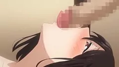 Abspielen Brünette Teen Deepthroats und bekommt Cumshot