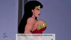 Abspielen Etwas Unbegrenztes: Wonder Woman und Cheetah Lesben beheizte Begegnung