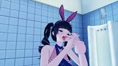 Abspielen 3D Hentai BUNNY GIRL Ejakulationsfantasie – Junger und geiler Animationsritt