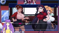 تشغيل مصاصات دماء سحاقيات ساخنات في لعبة إباحية هنتاي مشبعة بالبخار: الشيطانة كبيرة الثدي والفتيات الوحشيات العضليات يصبحن قرنية