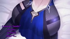 تشغيل Yelan's Teasing Hentai Joi: اشعر بإثارة الحواف وإنكار النشوة الجنسية في هذا Toon Porn المستوحى من اللعبة