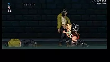 Reproducir Bonita chica rubia hentai teniendo sexo con zombies hombres y chica en parásito en la ciudad acción hentai ryona juego